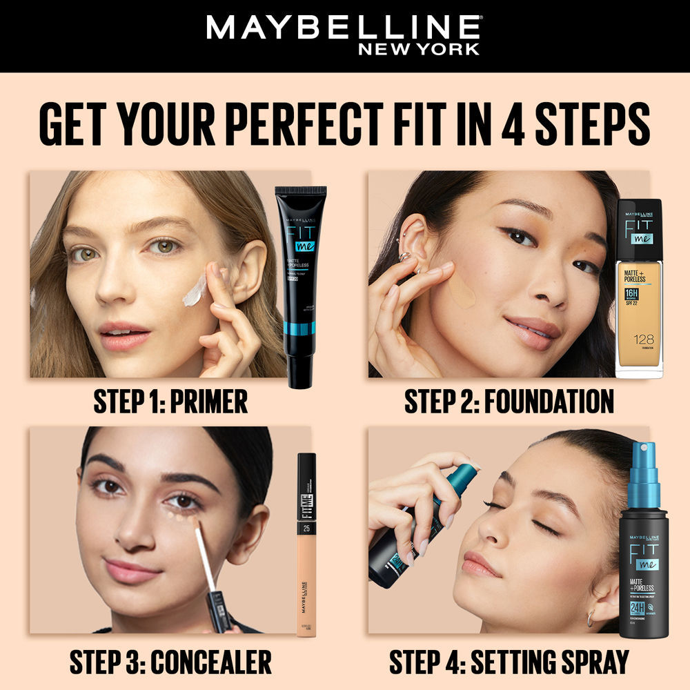 Maybelline New York Fit Me Concealer, Oil-free Liquid Concealer for Oily and Dry Skin - Fair