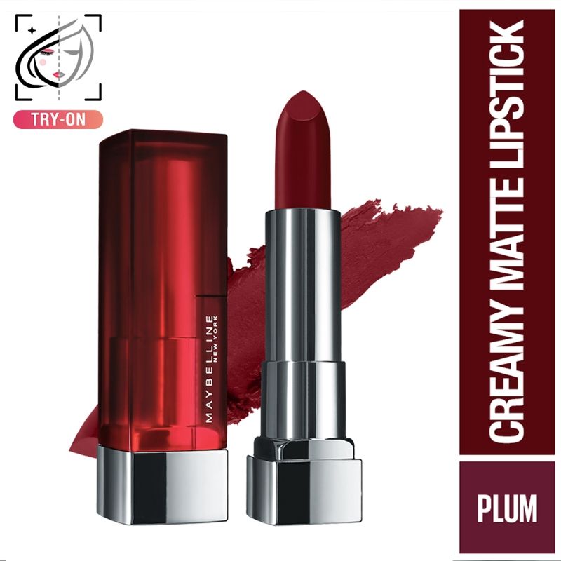 Maybelline Color Sensational Creamy Matte Lipstick, 12H Formula - 640 Red Liberation