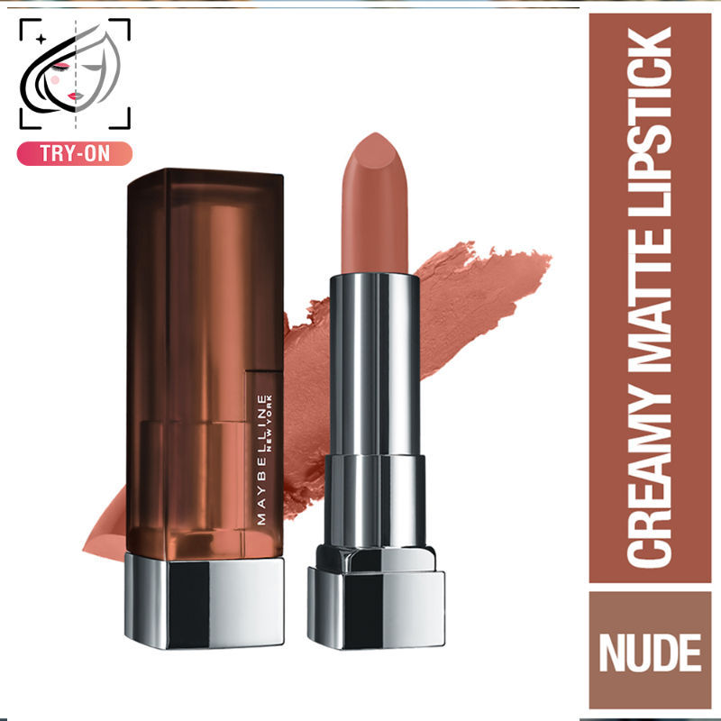 Maybelline Color Sensational Creamy Matte Lipstick, 12H Formula - 640 Red Liberation