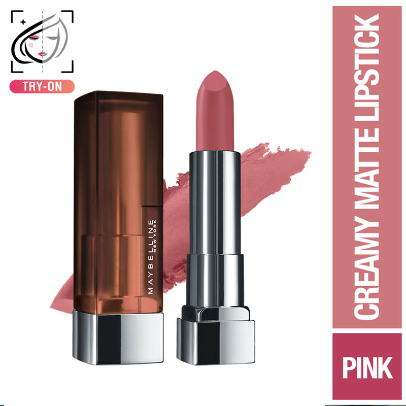 Maybelline Color Sensational Creamy Matte Lipstick, 12H Formula - 640 Red Liberation