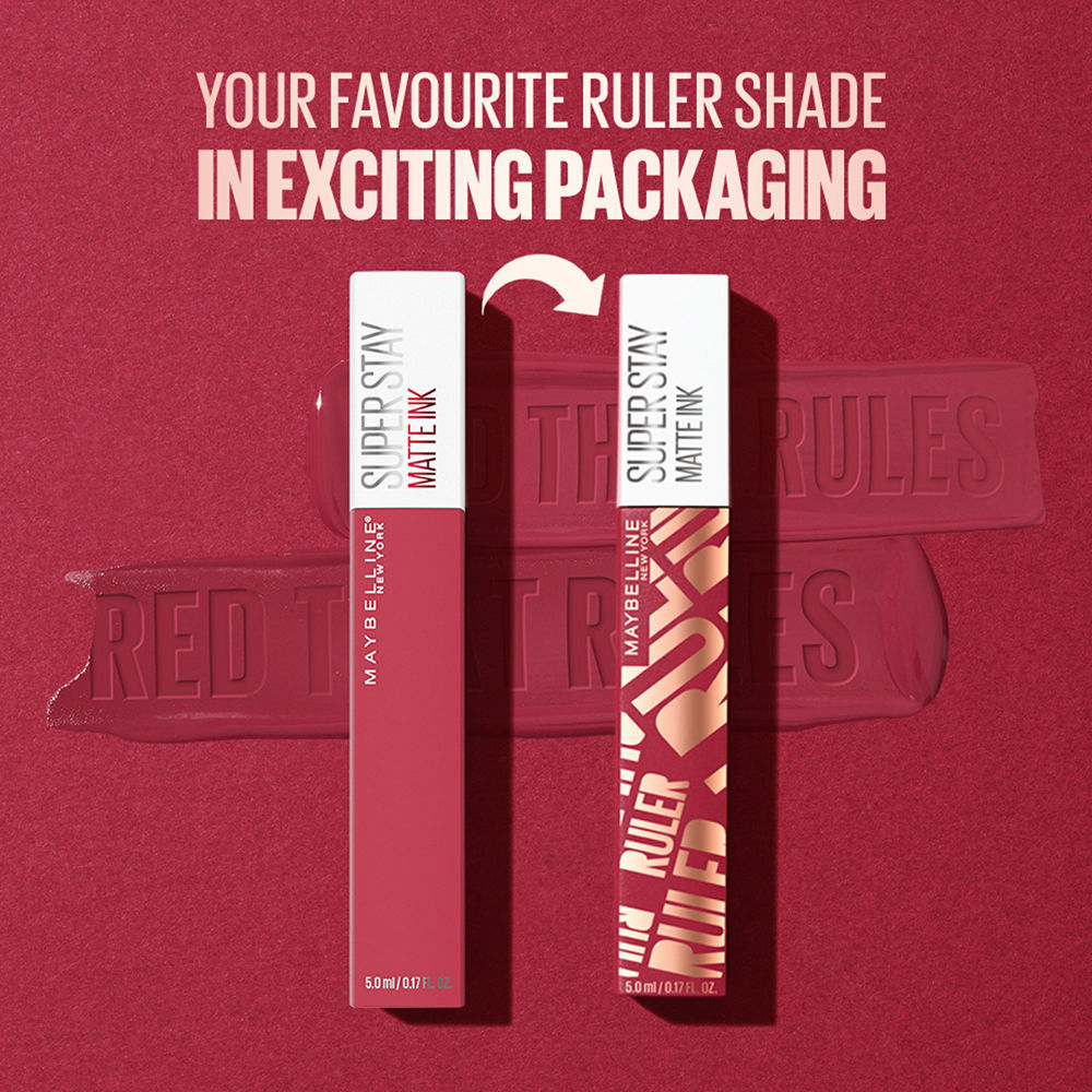 Maybelline New York Super Stay Matte Ink Liquid Lipstick, Lasts Up to 16 Hours - 15 Lover