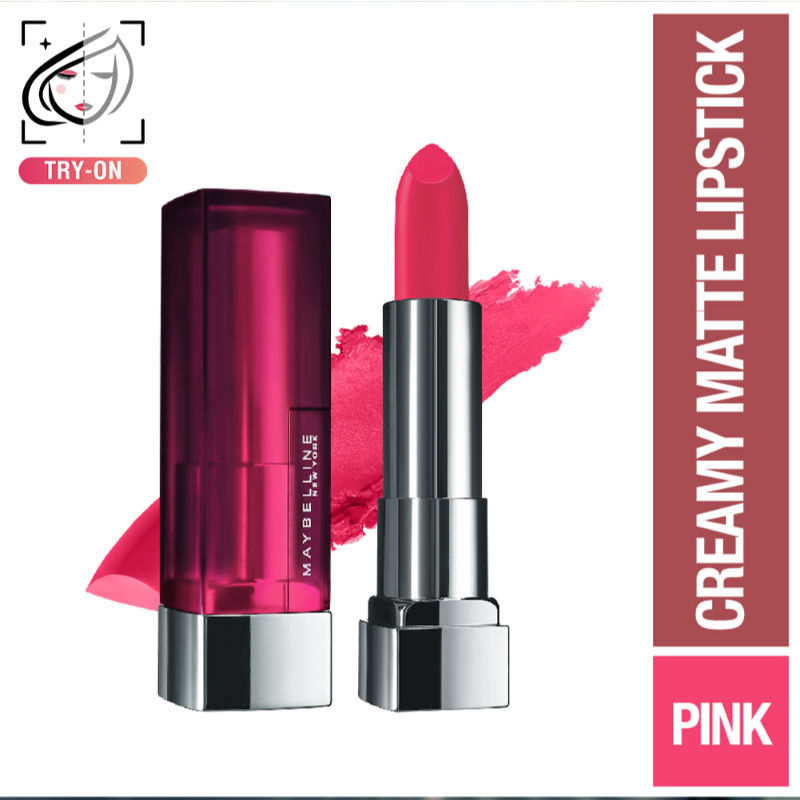 Maybelline Color Sensational Creamy Matte Lipstick, 12H Formula - 640 Red Liberation