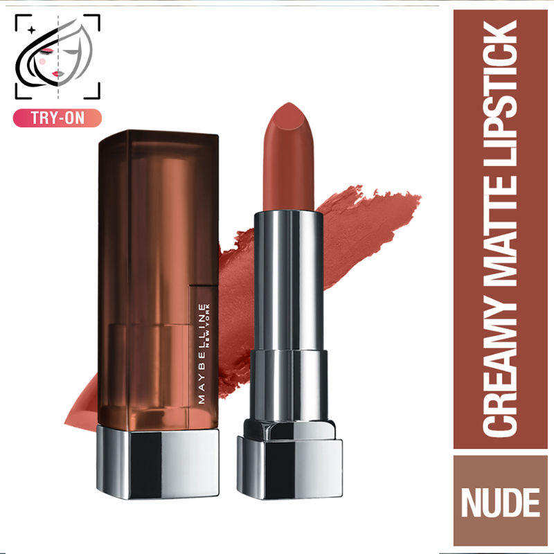 Maybelline Color Sensational Creamy Matte Lipstick, 12H Formula - 640 Red Liberation