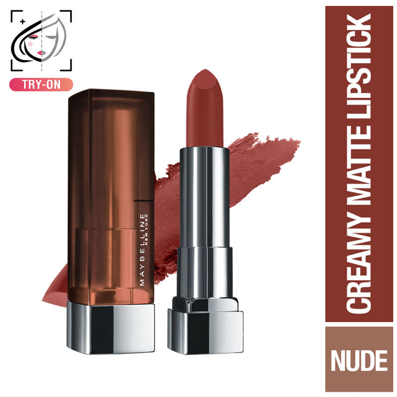 Maybelline Color Sensational Creamy Matte Lipstick, 12H Formula - 640 Red Liberation