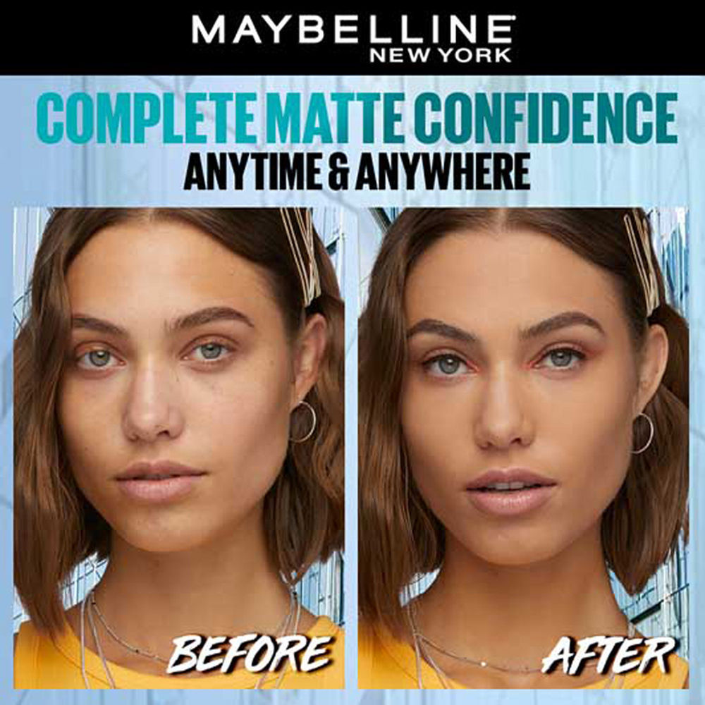 Maybelline New York Fit Me Matte + Poreless 16H Oil Control Compact Powder - 310 Sun Beige