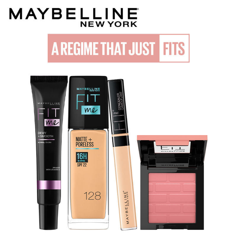Maybelline New York Fit Me Primer, Oil free and Non Comedogenic Formula - Matte+Poreless