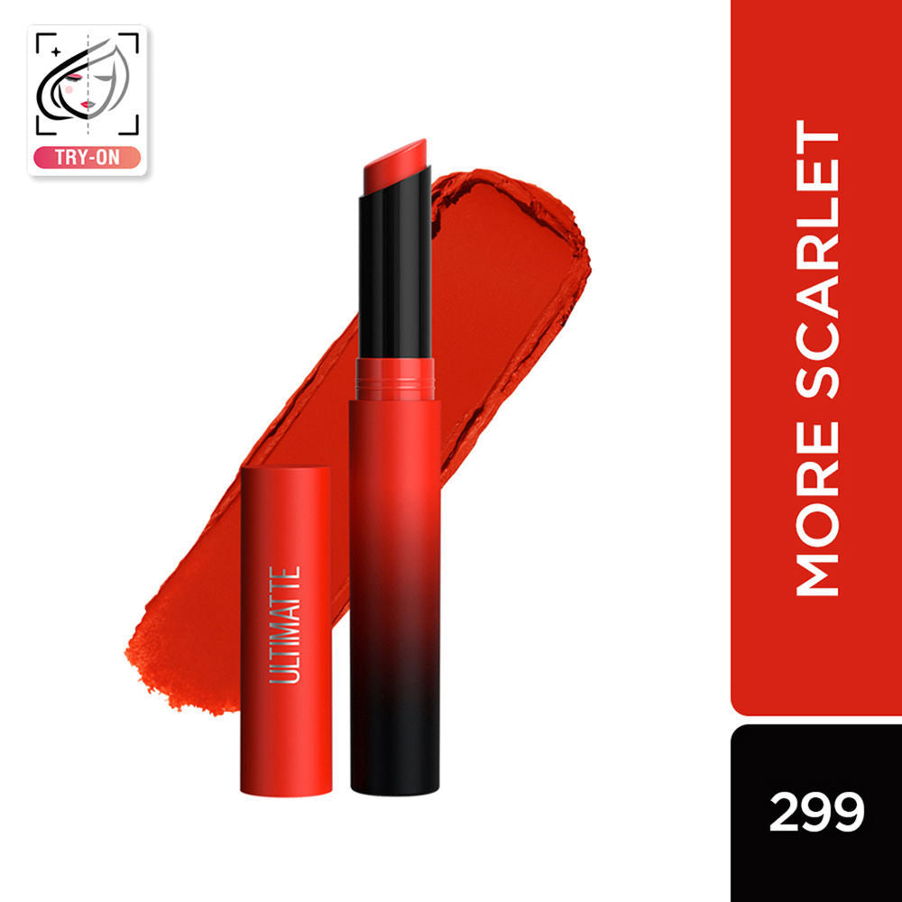 Maybelline New York Color Sensational Ultimattes Lipstick, Matte Finish - More Ruby