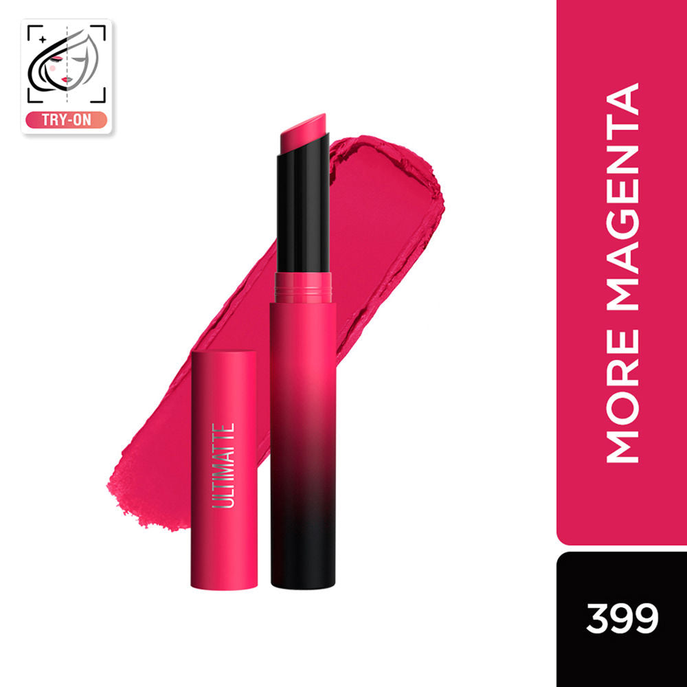 Maybelline New York Color Sensational Ultimattes Lipstick, Matte Finish - More Ruby