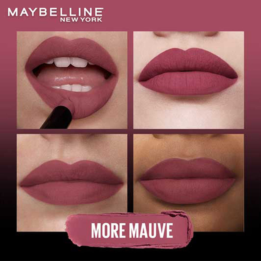 Maybelline New York Color Sensational Ultimattes Lipstick, Matte Finish - More Ruby