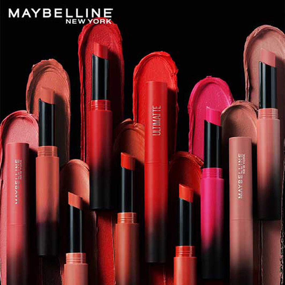 Maybelline New York Color Sensational Ultimattes Lipstick, Matte Finish - More Ruby