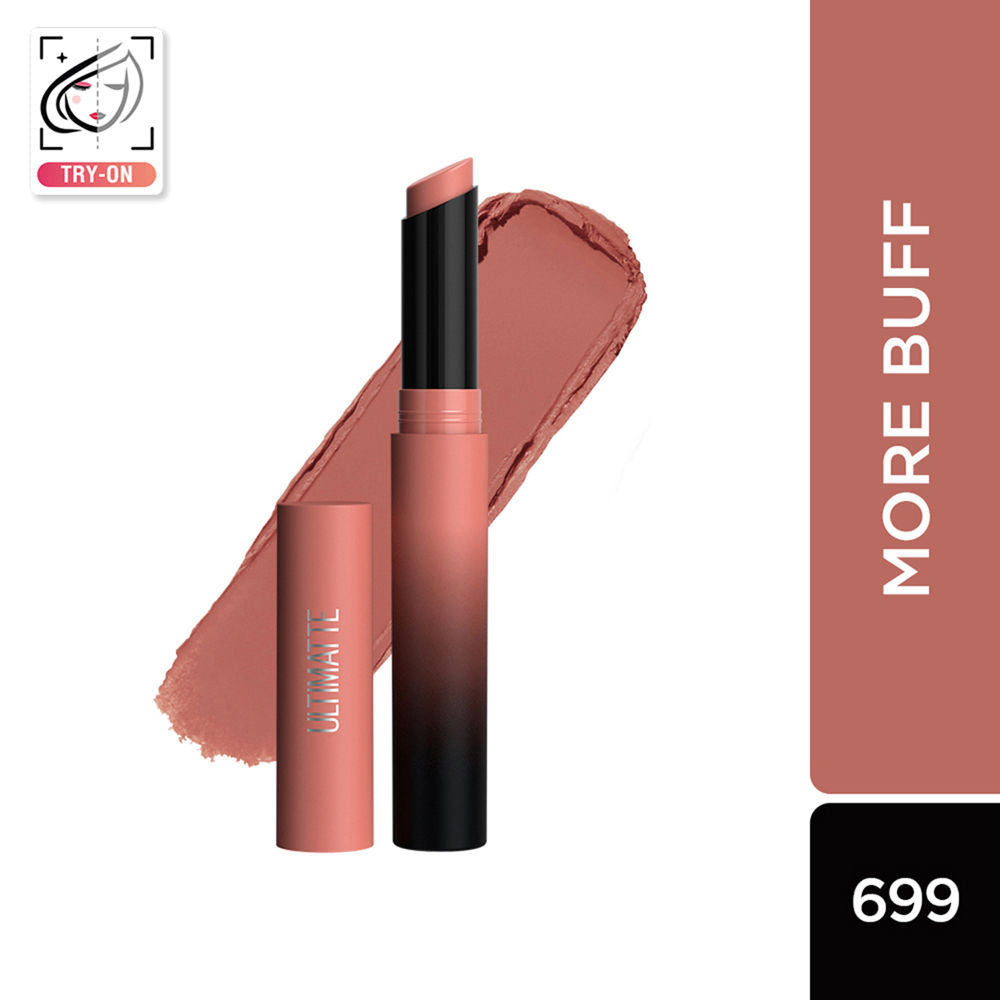 Maybelline New York Color Sensational Ultimattes Lipstick, Matte Finish - More Ruby