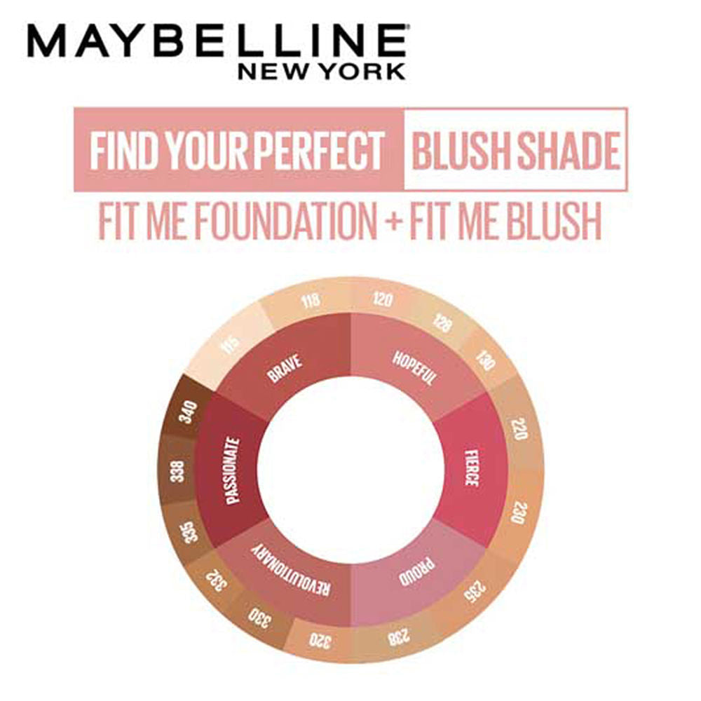 Maybelline New York New Fit Me Mono Blush, Up To 16 hours Long-lasting Cheek Blush - 30 Fierce