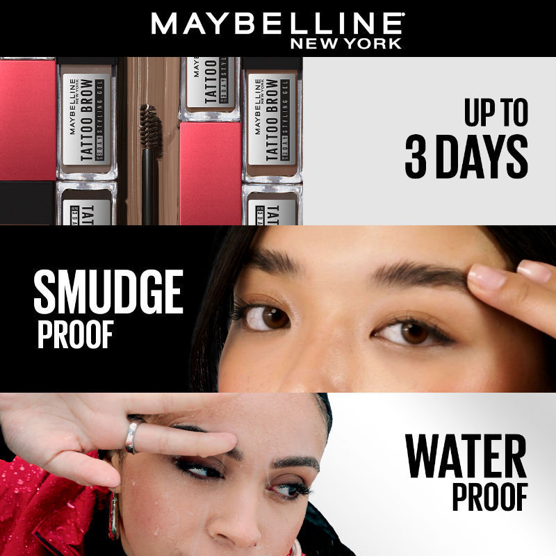 Maybelline New York Tattoo Brow 3 Day Styling Brow Gel