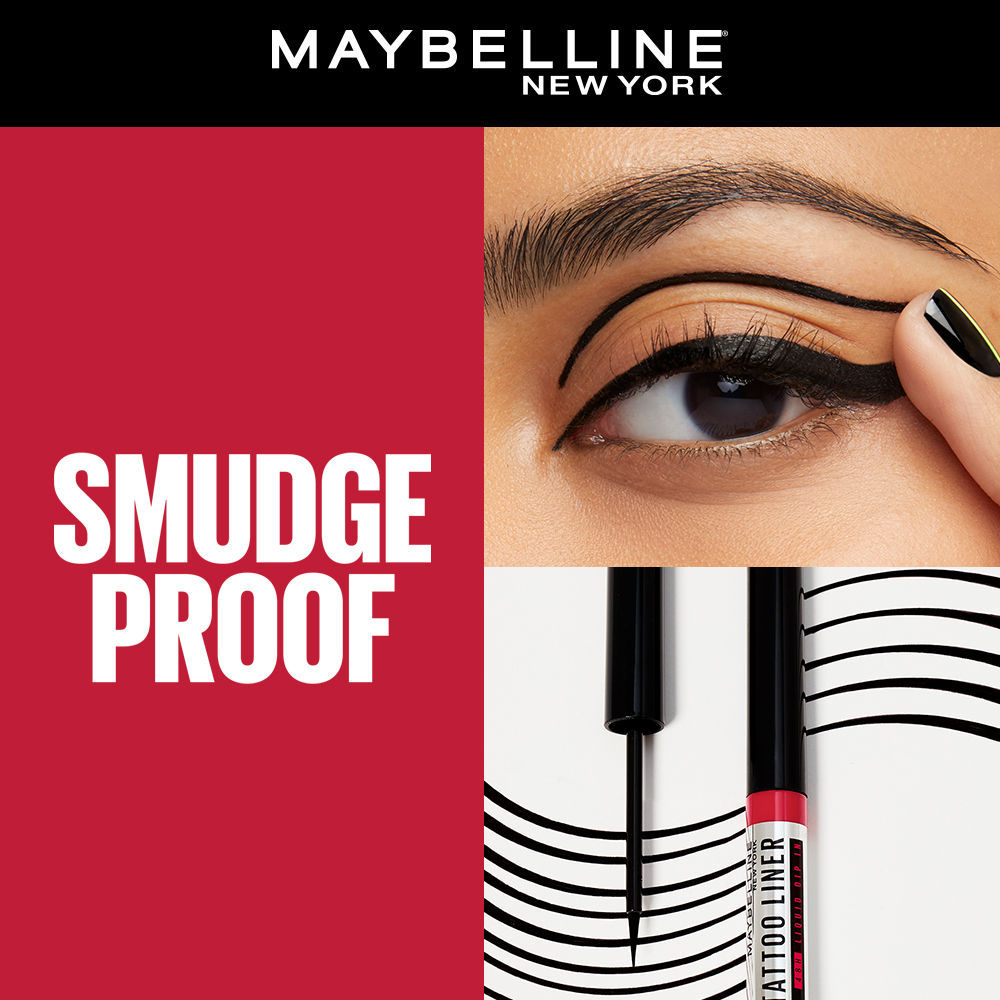 Maybelline New York Tattoo 48H Dip In Liquid Eye Liner - Black