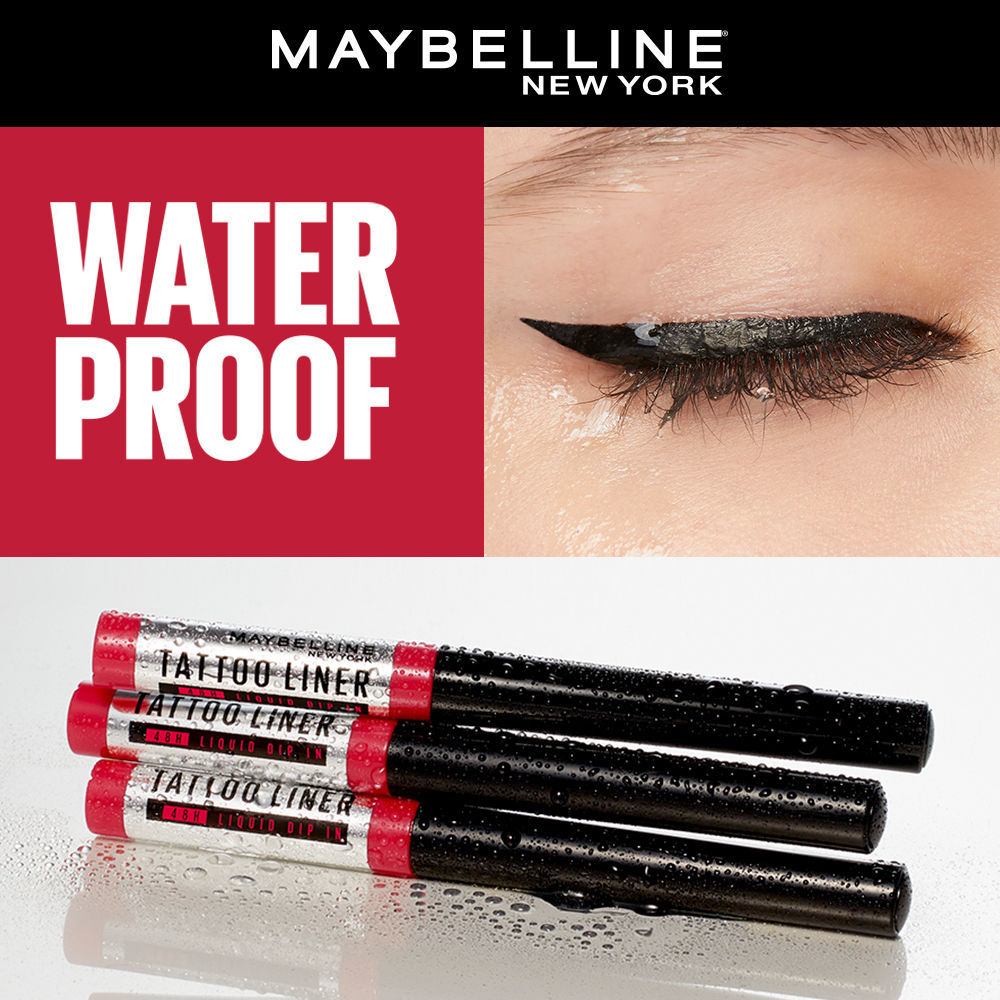 Maybelline New York Tattoo 48H Dip In Liquid Eye Liner - Black