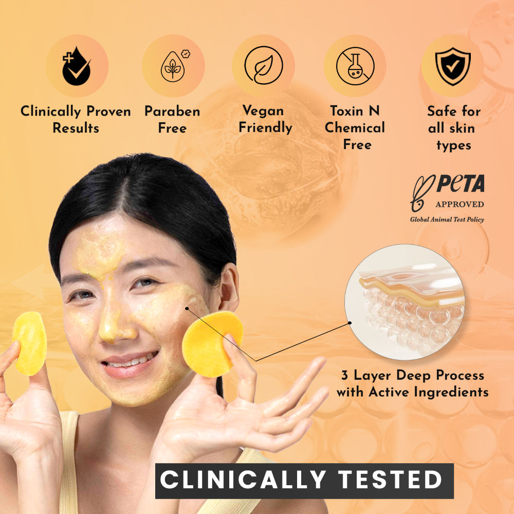 WILDGLOW Turmeric & Kojic Acid Face Cleansing Pads