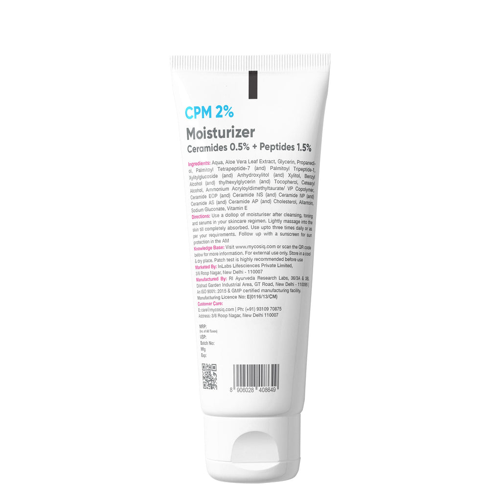 Cos-IQ CPM 2% Ceramides & Peptides Moisturizer