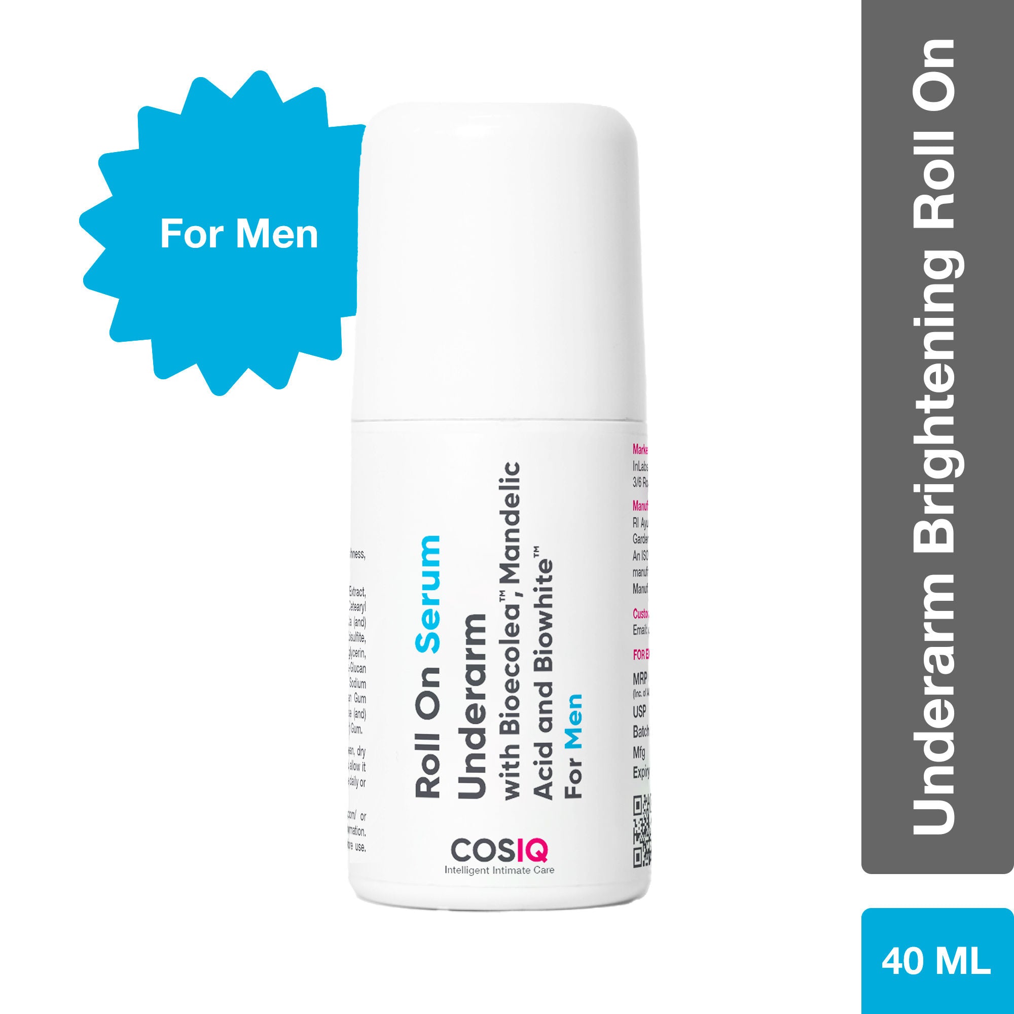 Cos-IQ Brightening Underarm Roll On Serum For Men