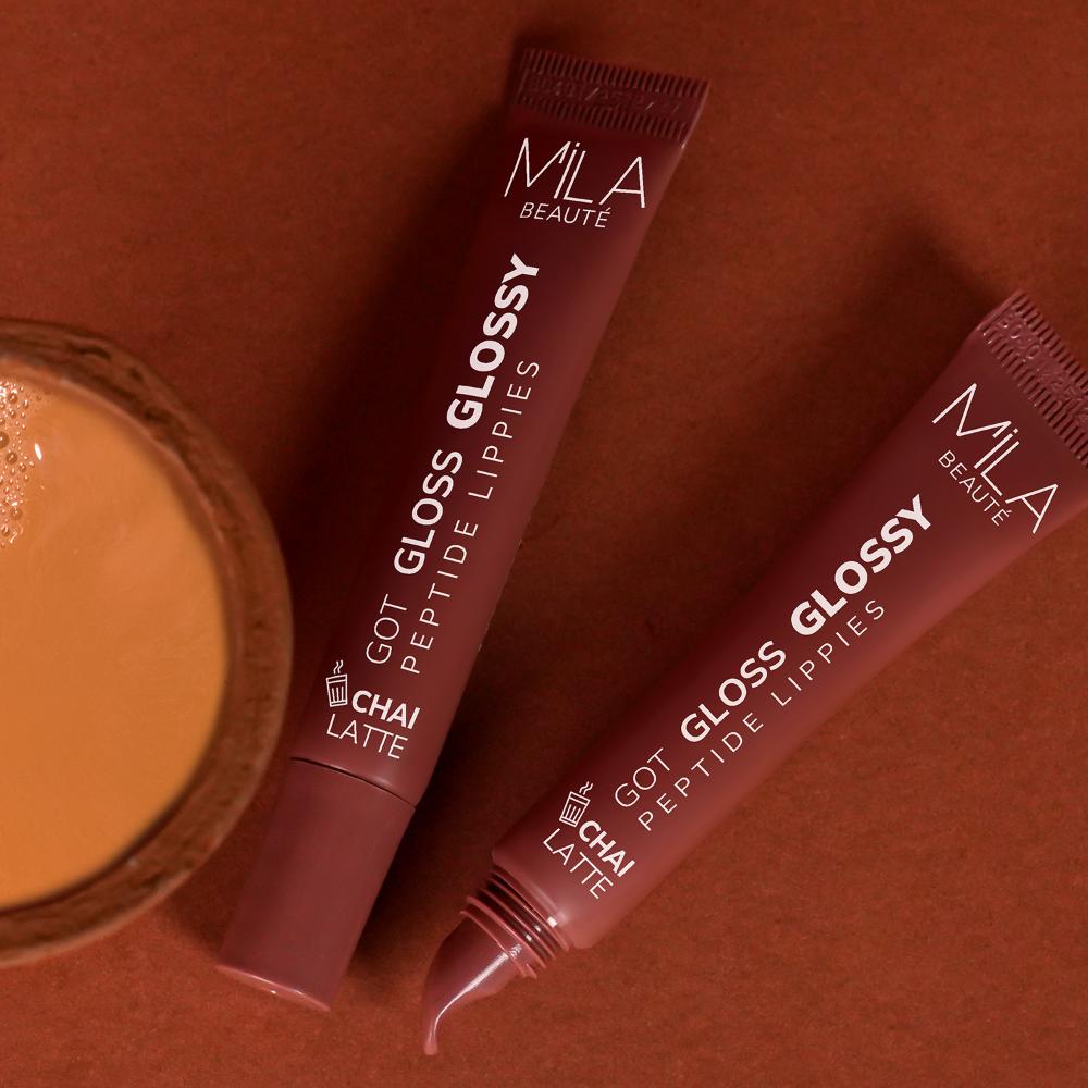 Mila Beauté Peptide Lip Gloss Balm With SPF & Hyaluronic Acid Plump & Fuller Lips