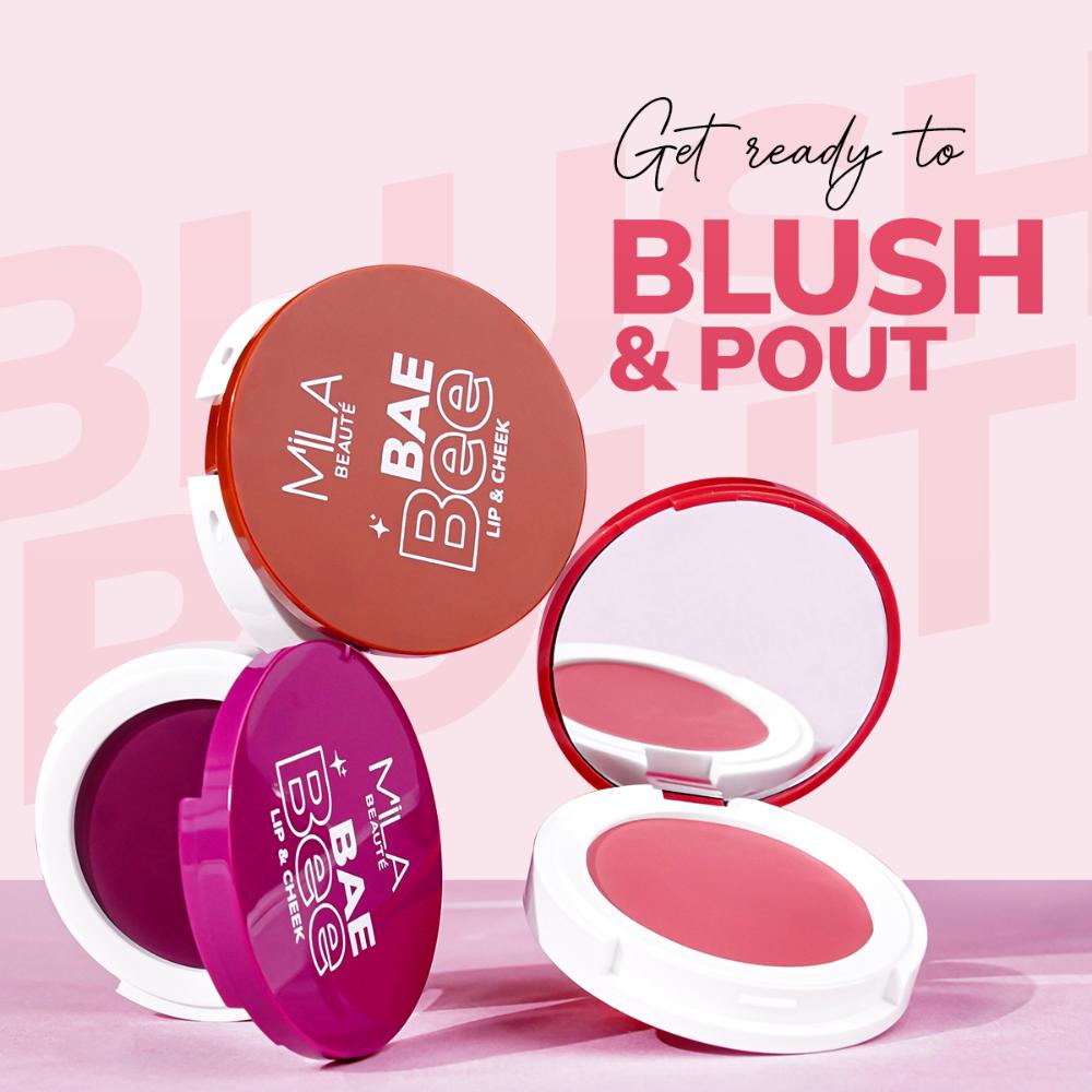 Mila Beauté Baebee Lip & Cheek Tint With Jojoba Oil & Vitamin E Shade