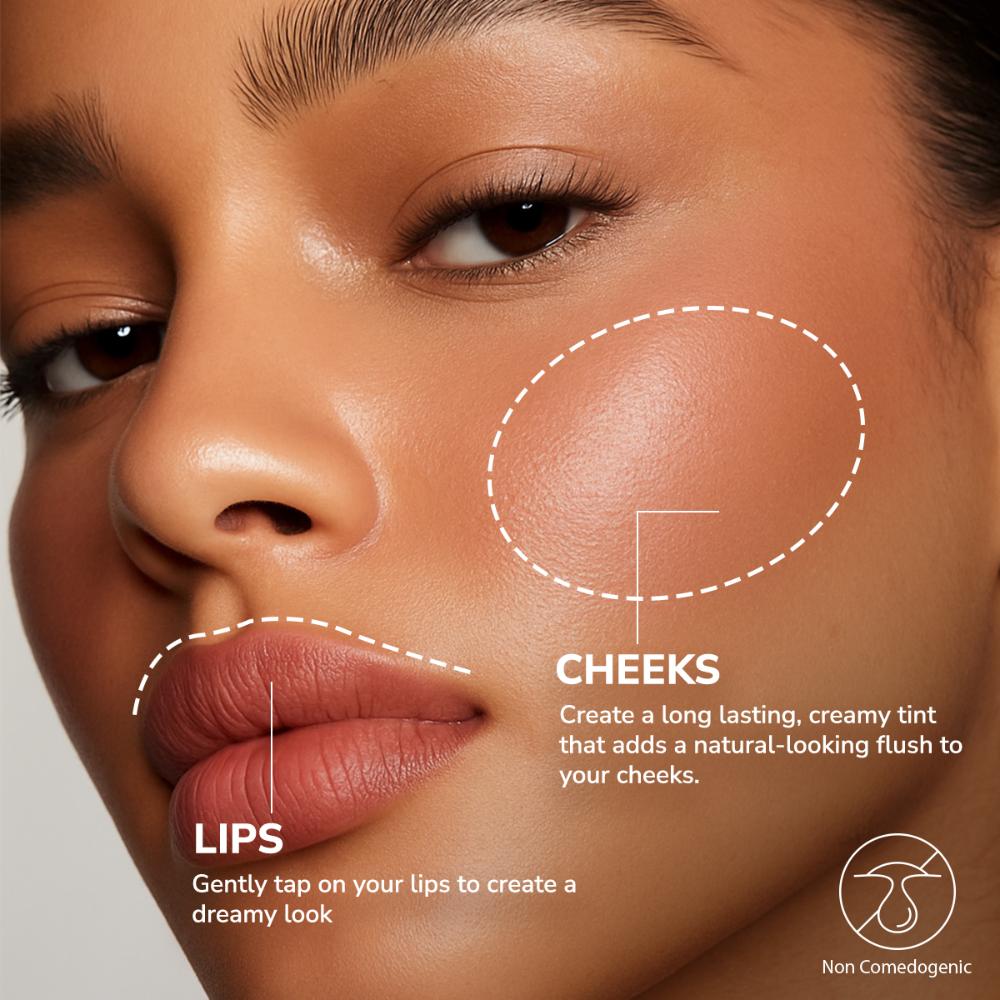 Mila Beauté Baebee Lip & Cheek Tint With Jojoba Oil & Vitamin E Shade