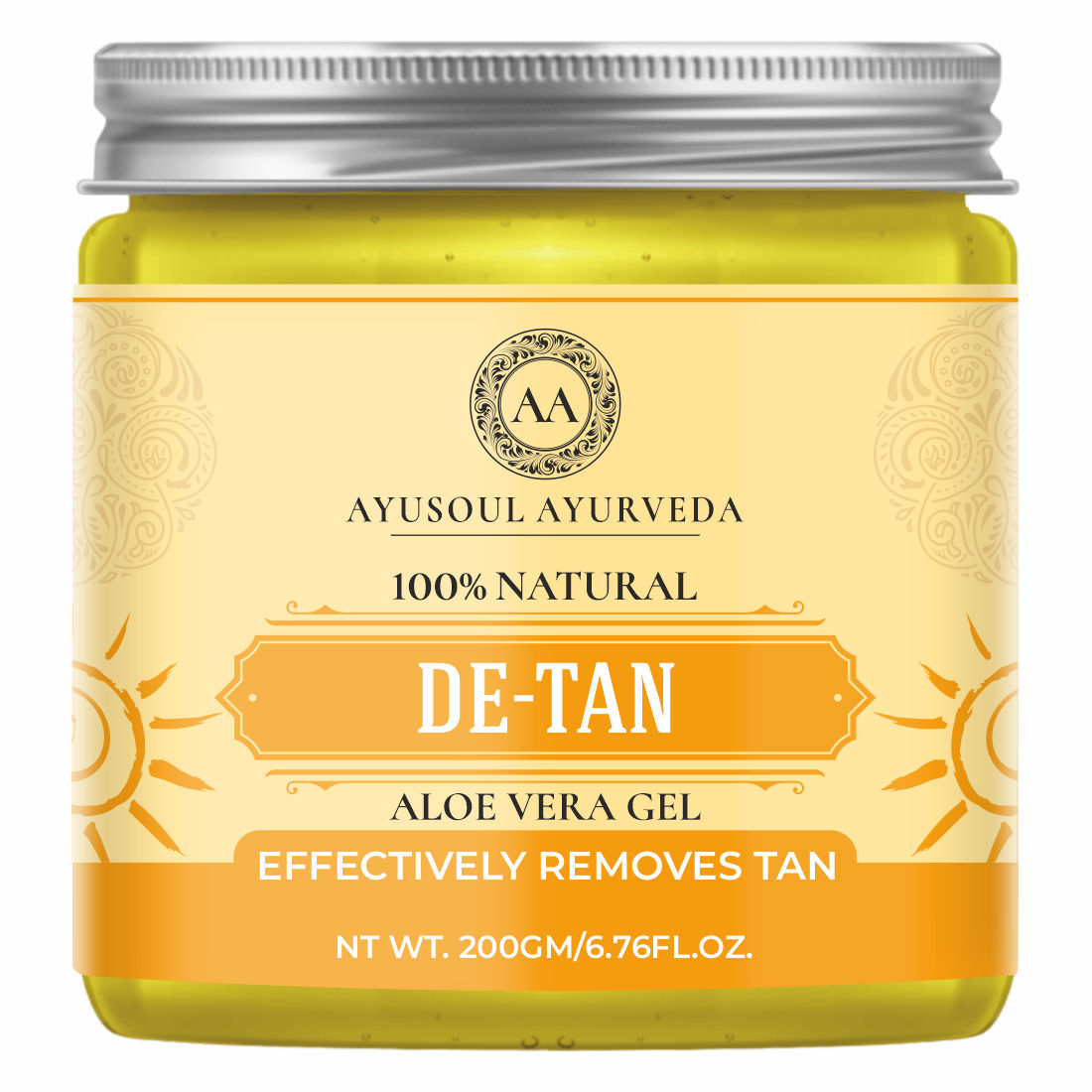 Ayusoul Ayurveda Detan Gel for Face & Body Skin Treatment
