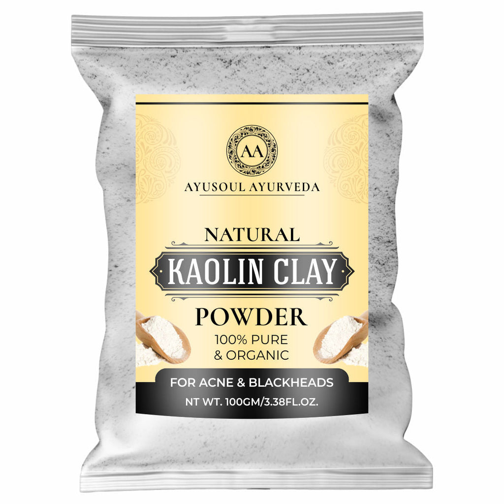 Ayusoul Ayurveda 100% Pure White Kaolin Clay Powder