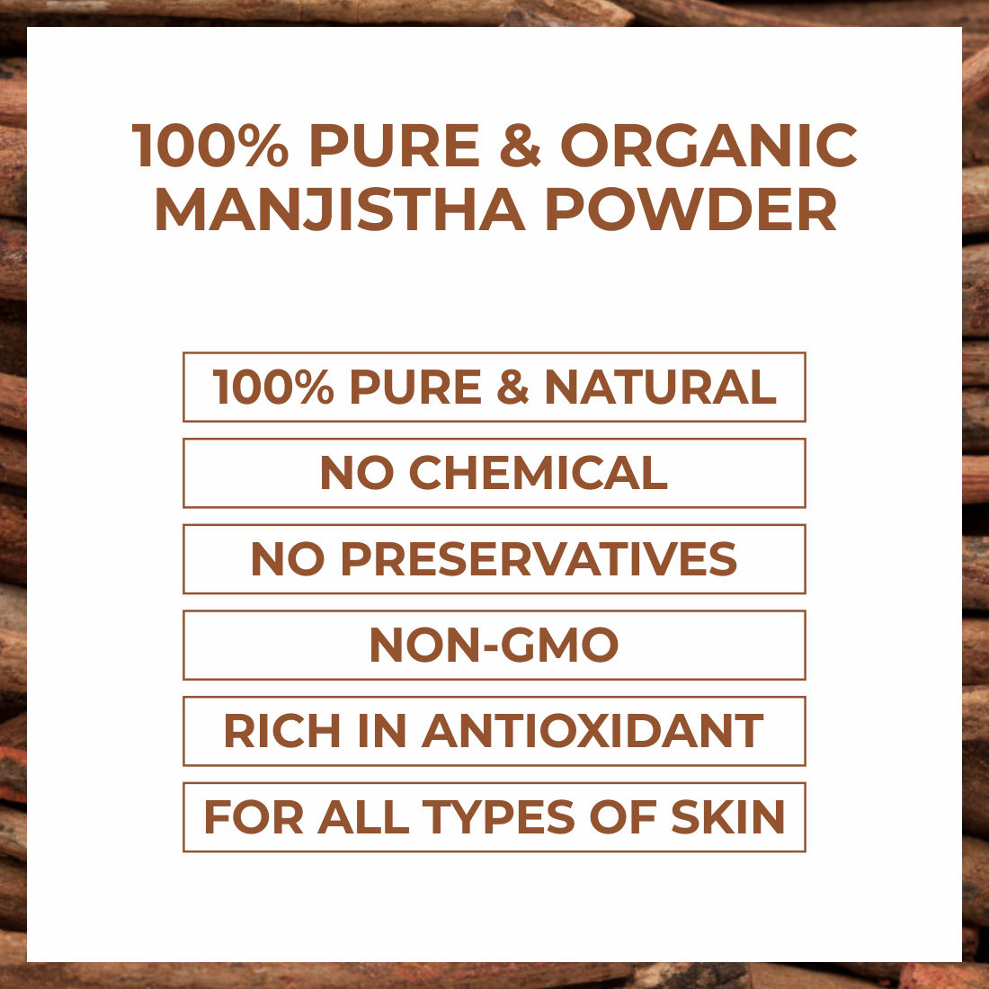 Ayusoul Ayurveda 100% Pure Organic Natural Manjistha Powder