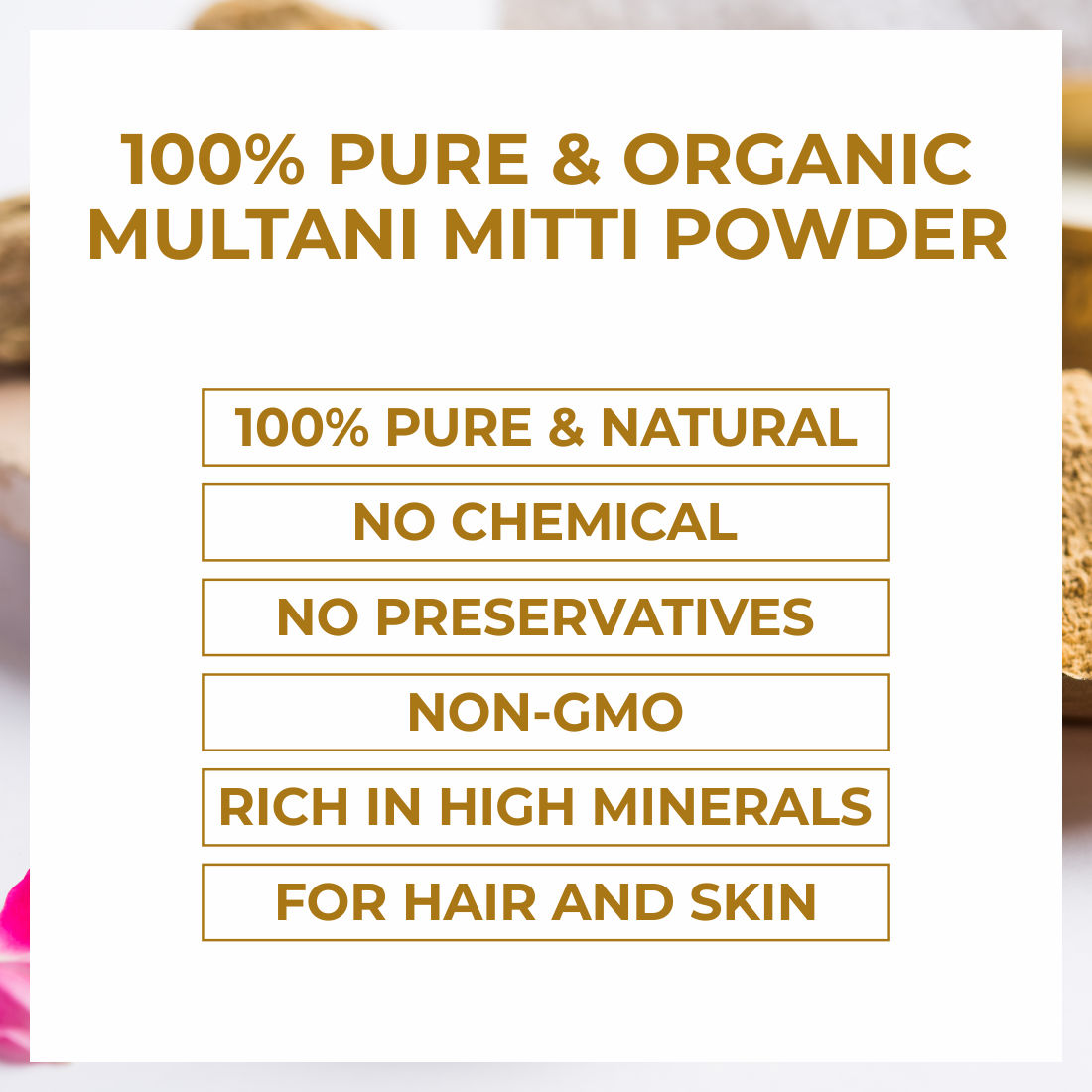 Ayusoul Ayurveda 100% Pure Natural & Organic Multani Mitti Powder