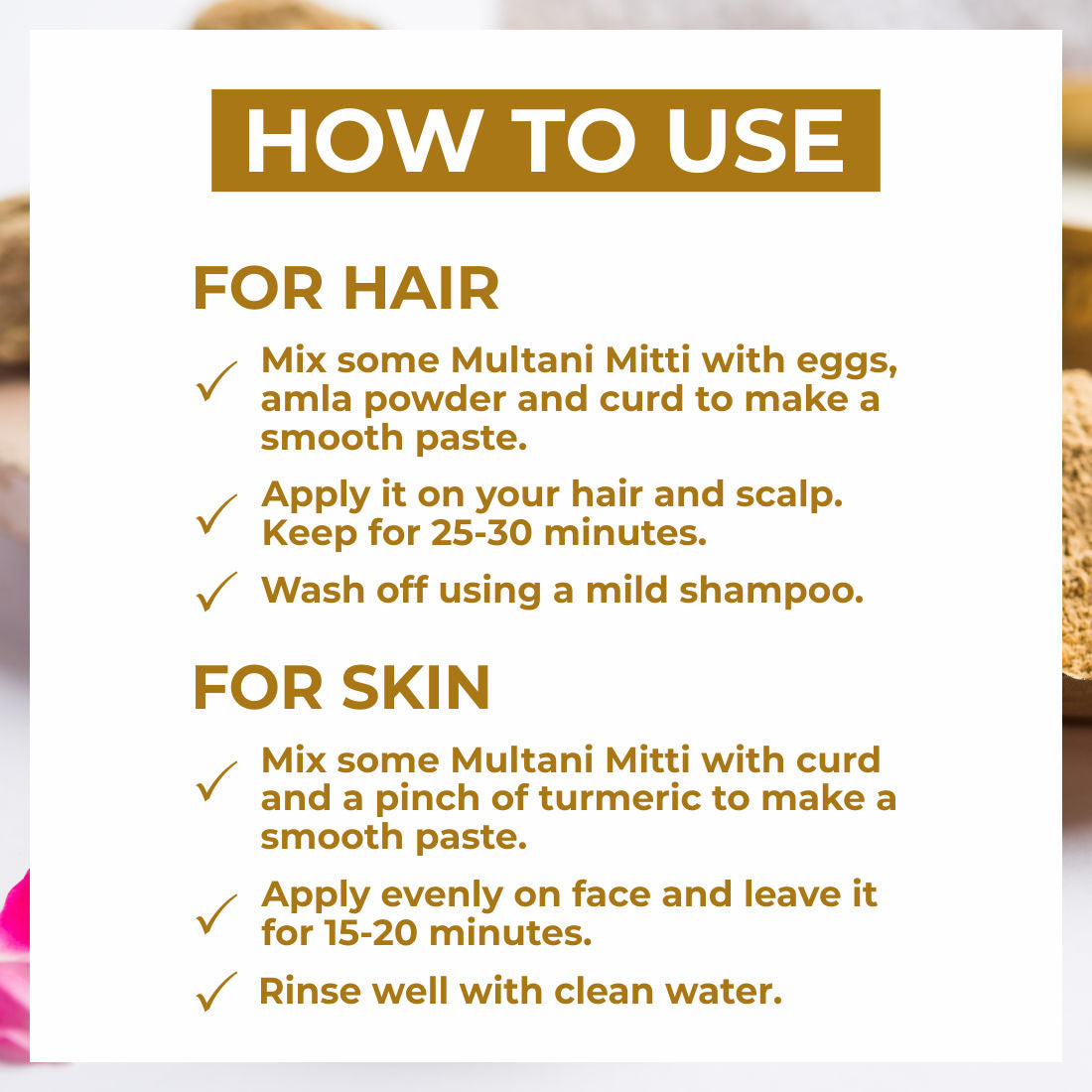 Ayusoul Ayurveda 100% Pure Natural & Organic Multani Mitti Powder