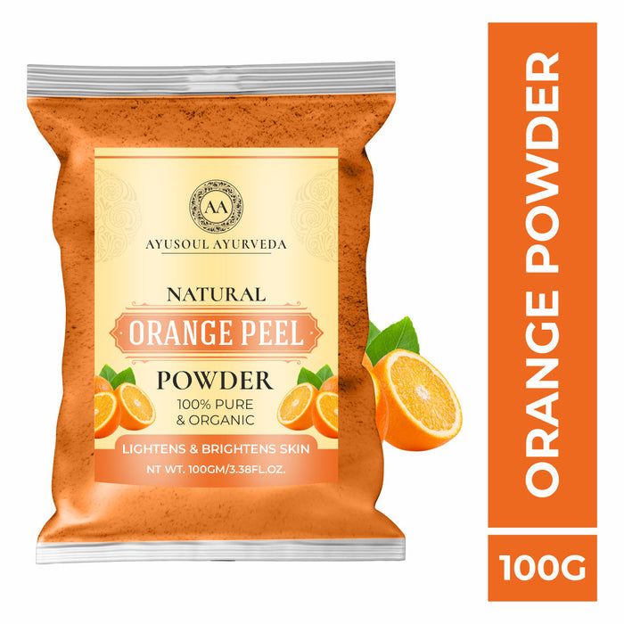 Ayusoul Ayurveda 100% Pure Natural & Organic Orange Peel Powder