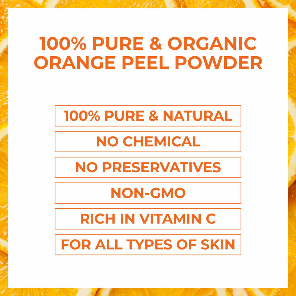 Ayusoul Ayurveda 100% Pure Natural & Organic Orange Peel Powder