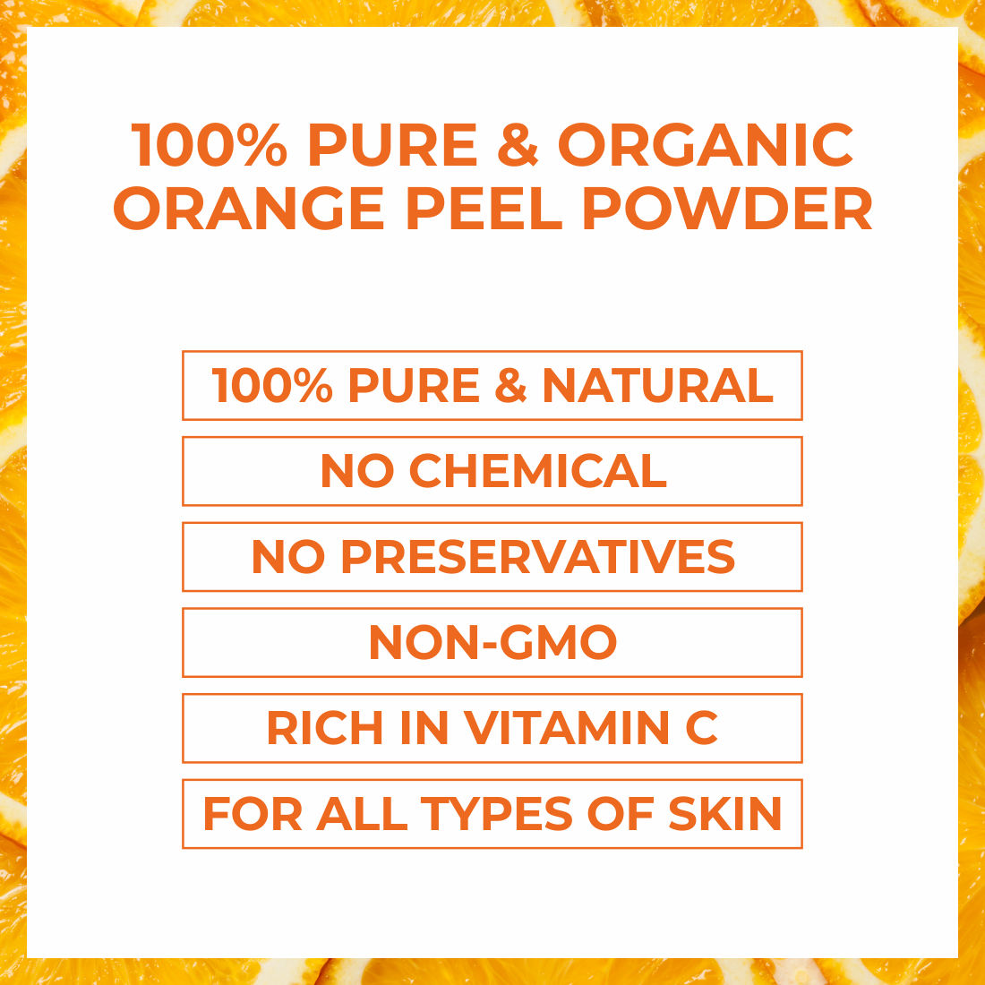 Ayusoul Ayurveda 100% Pure Natural & Organic Orange Peel Powder