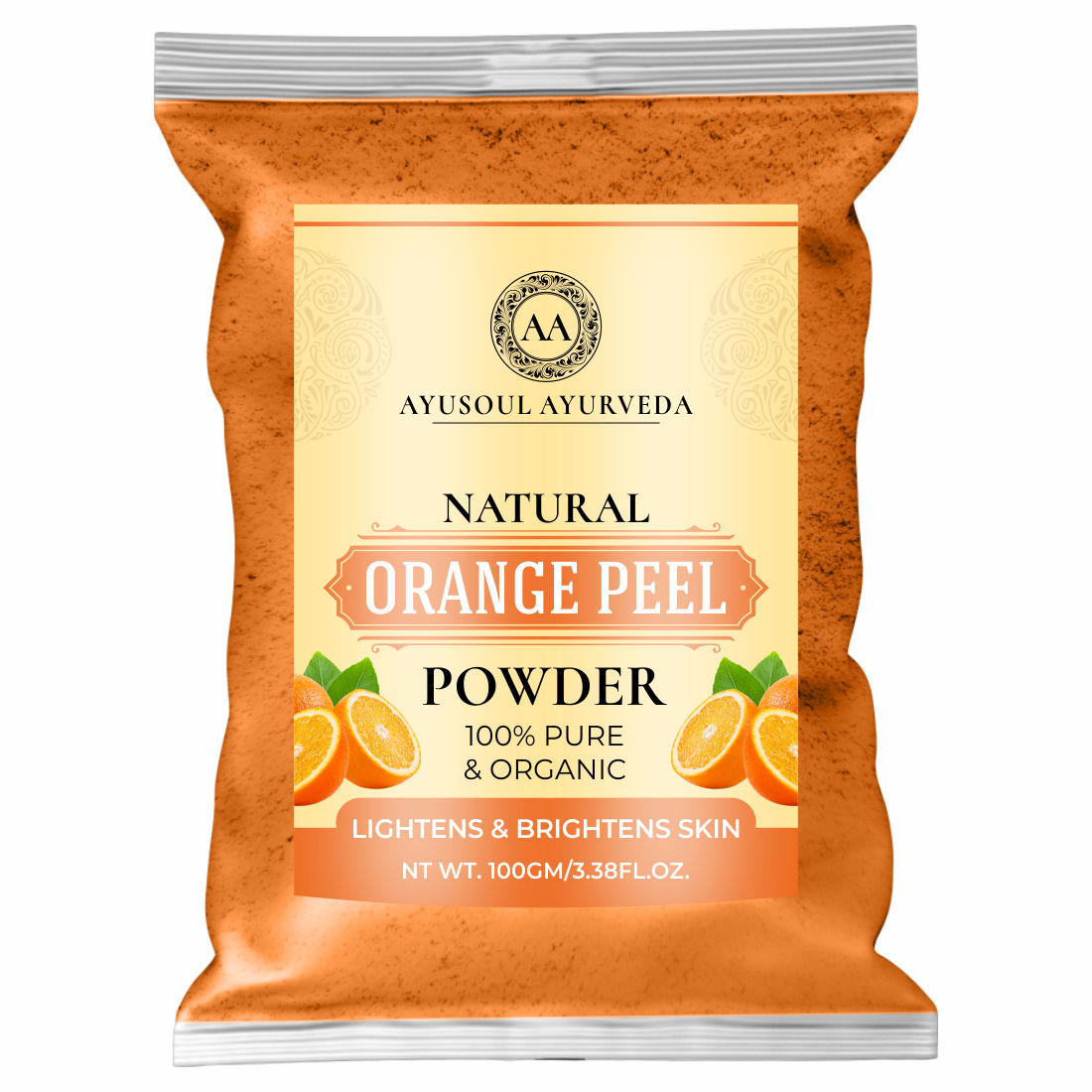 Ayusoul Ayurveda 100% Pure Natural & Organic Orange Peel Powder