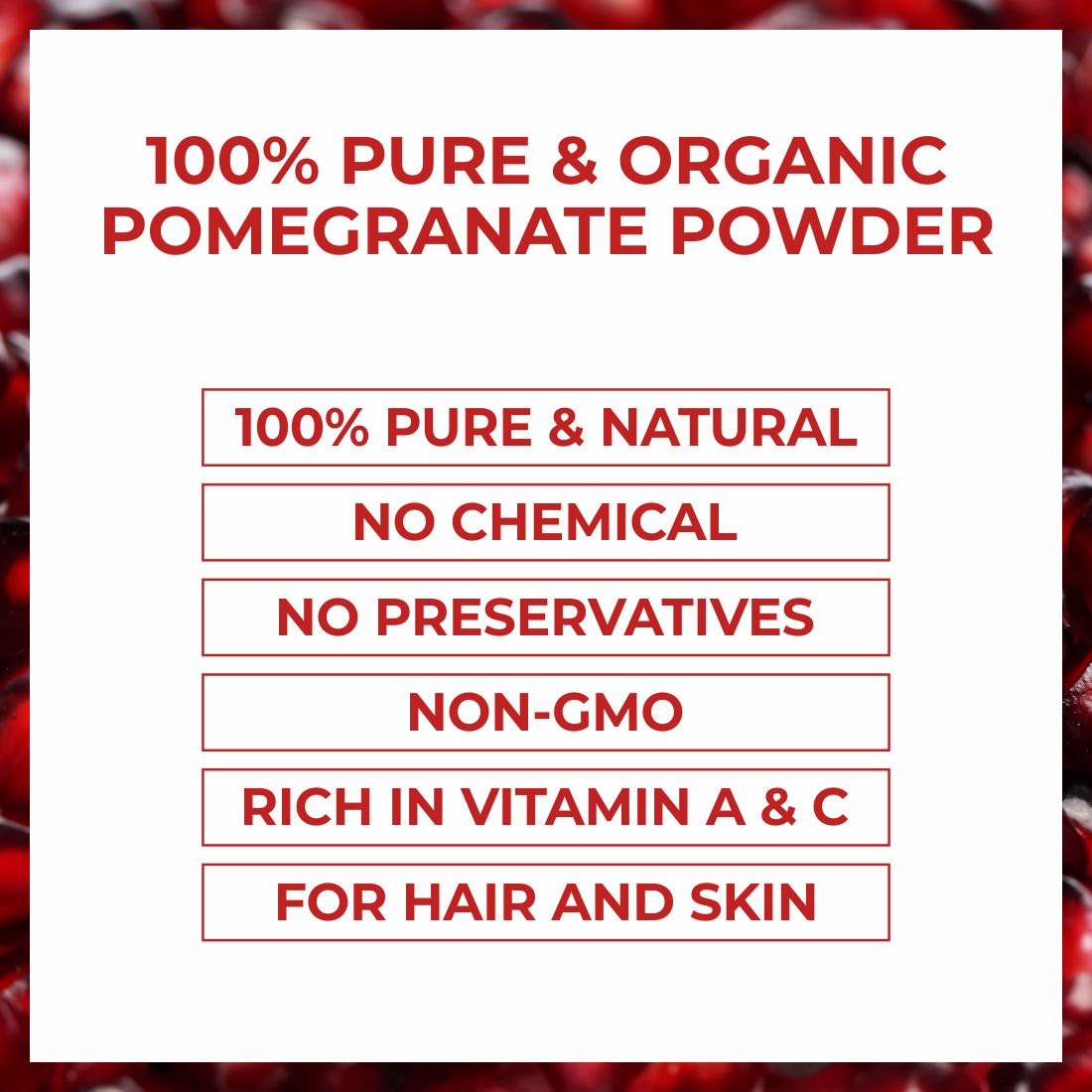 Ayusoul Ayurveda 100% Pure Natural & Organic Pomegranate Powder