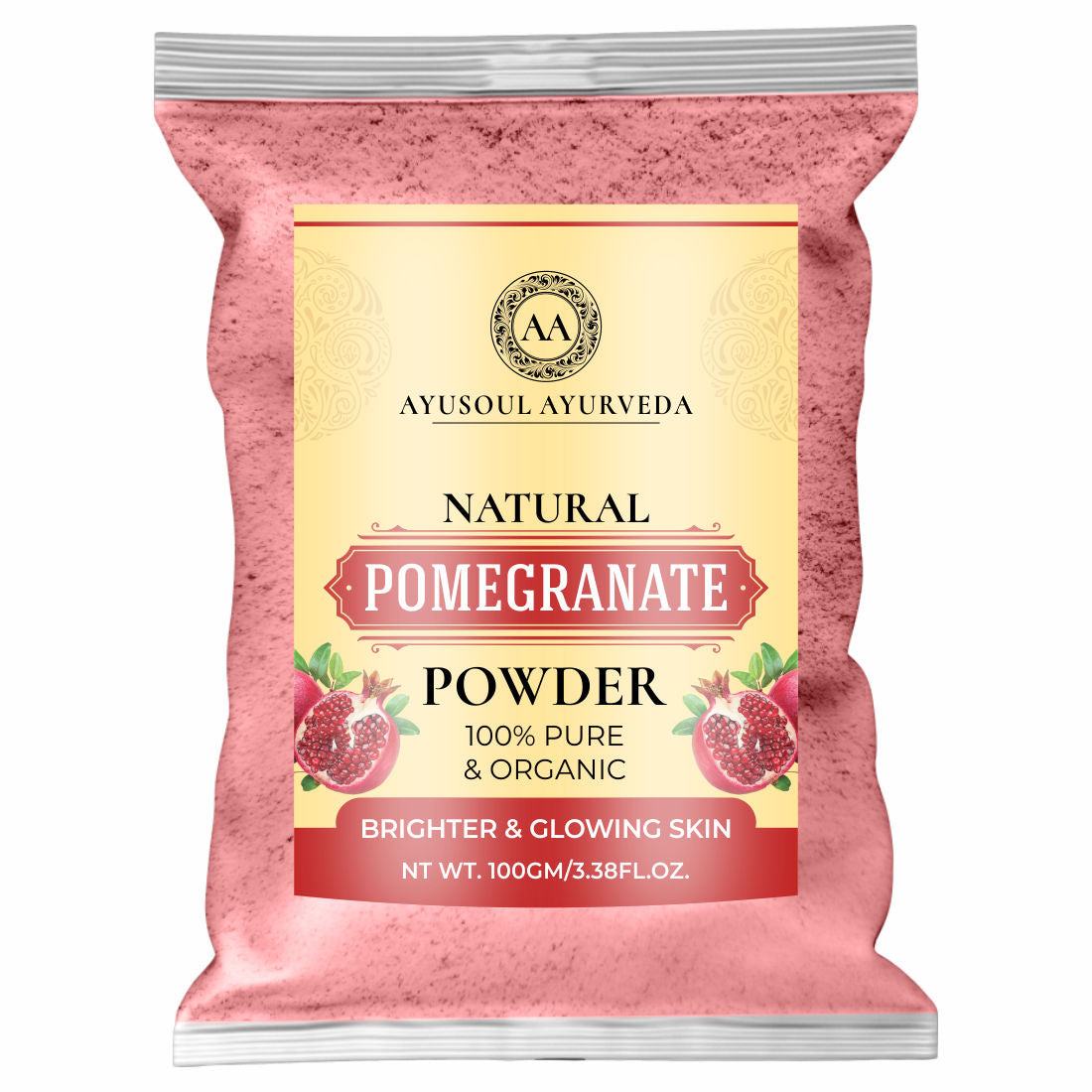 Ayusoul Ayurveda 100% Pure Natural & Organic Pomegranate Powder