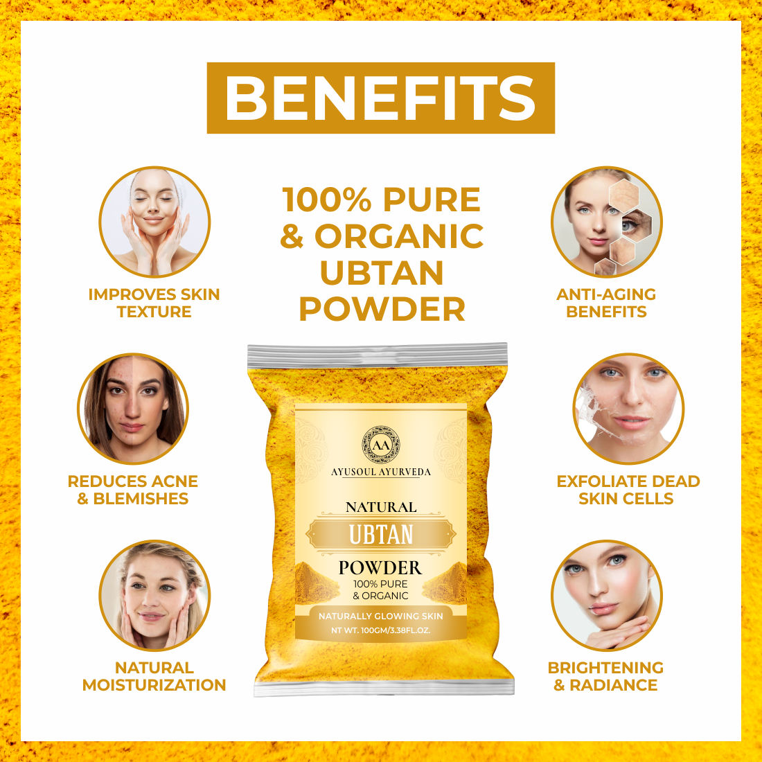 Ayusoul Ayurveda Ubtan Powder Face Pack