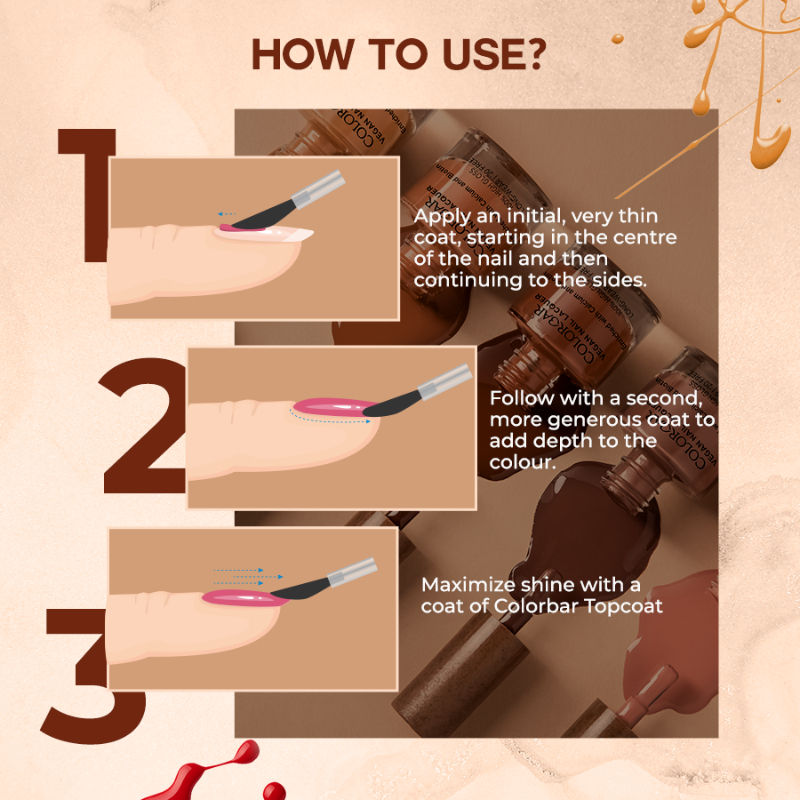 Colorbar Vegan Nail Lacquer - Honey Bun 101