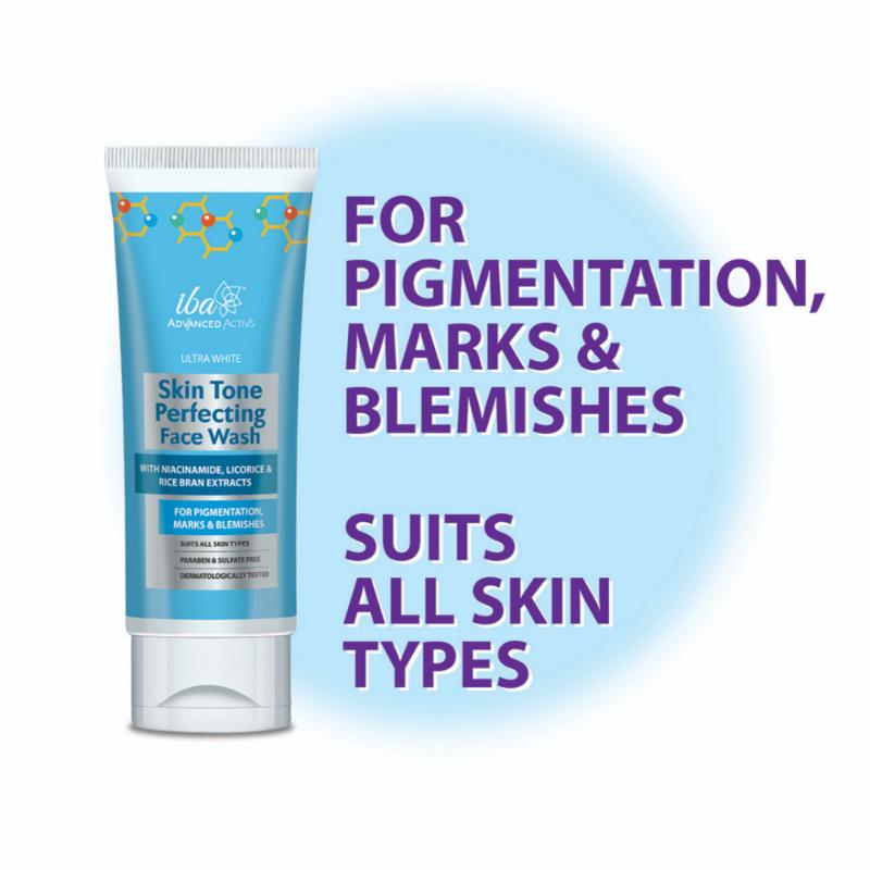 IBA Advanced Activs Ultra White Skin Tone Perfecting Face Wash