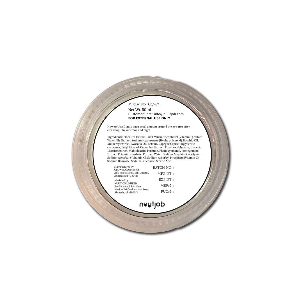 Nuutjob Black Tea Under Eye Cream