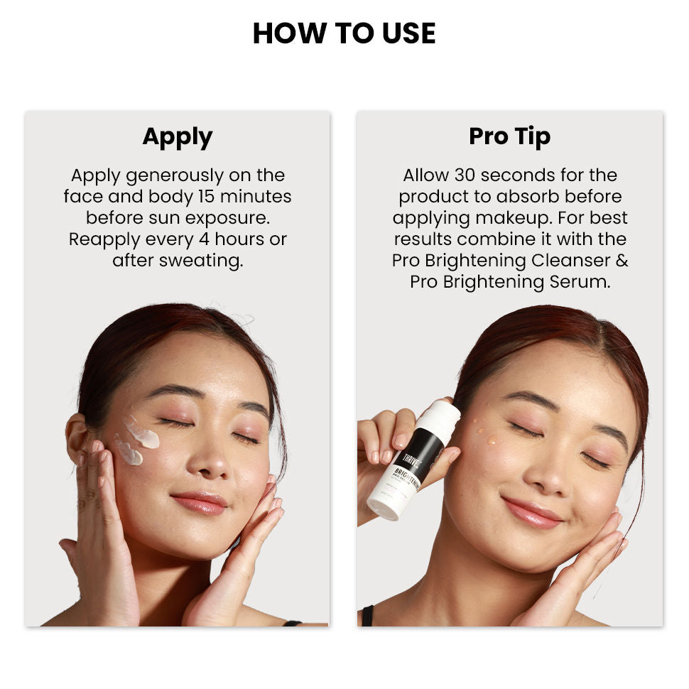 ThriveCo Brightening Pro Sunscreen For Women