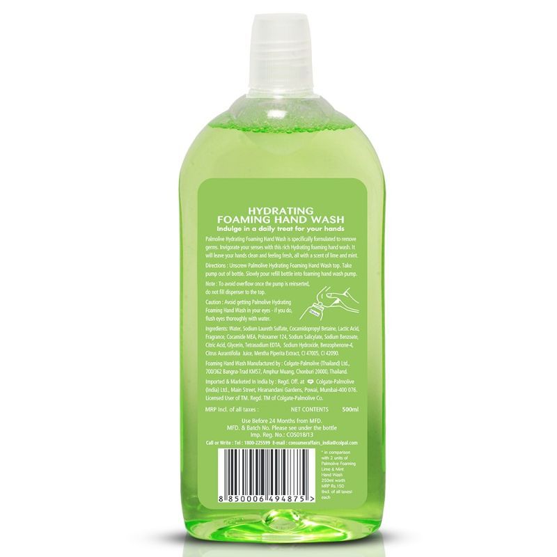 Palmolive Hydrating Foaming Hand Wash Lime & Mint