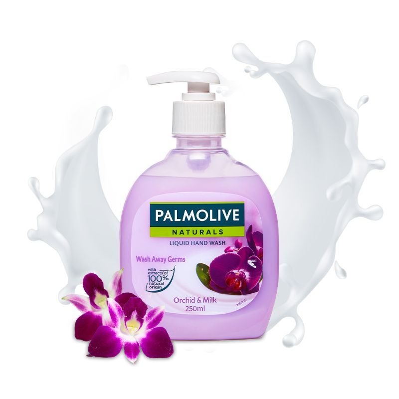 Palmolive Naturals Orchid & Milk Hand Wash- Removes 99.9% Germs