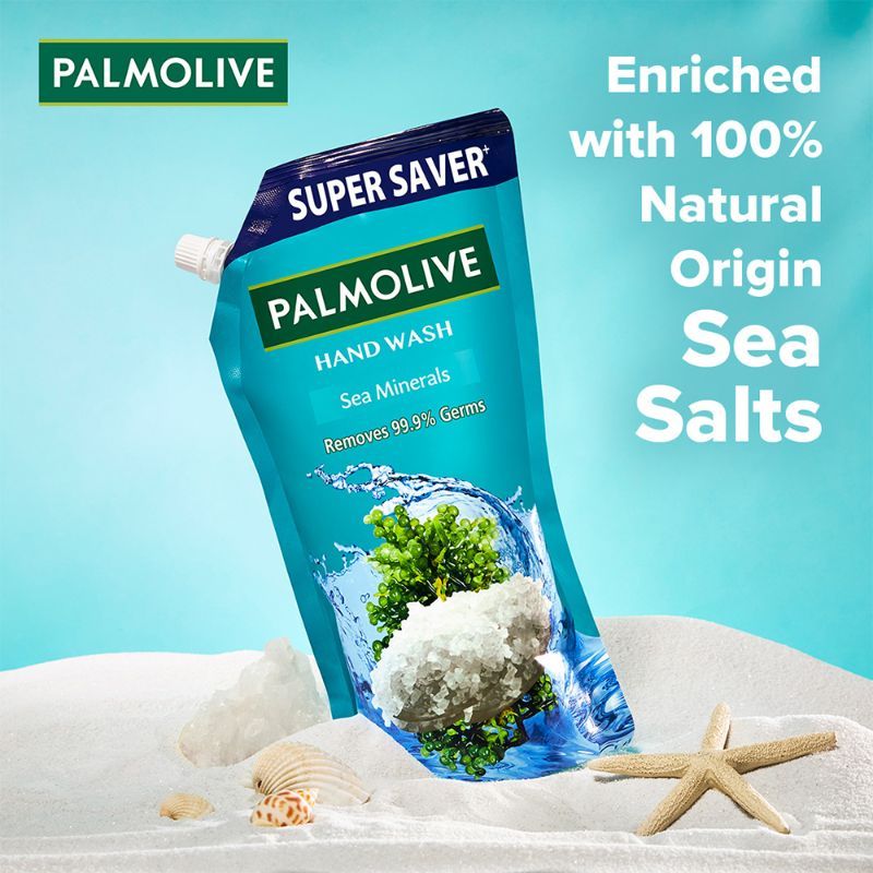 Palmolive Naturals Sea Minerals Liquid Hand Wash, Removes 99.9% Germs