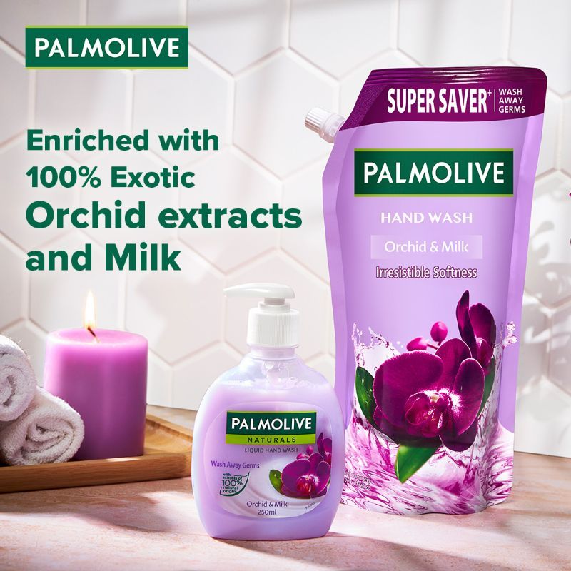 Palmolive Naturals Orchid & Milk Hand Wash- Irresistible Softness