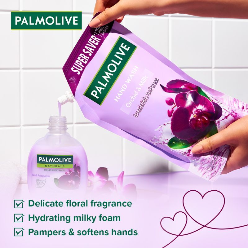 Palmolive Naturals Orchid & Milk Hand Wash- Irresistible Softness