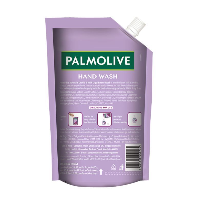 Palmolive Naturals Orchid & Milk Hand Wash- Irresistible Softness