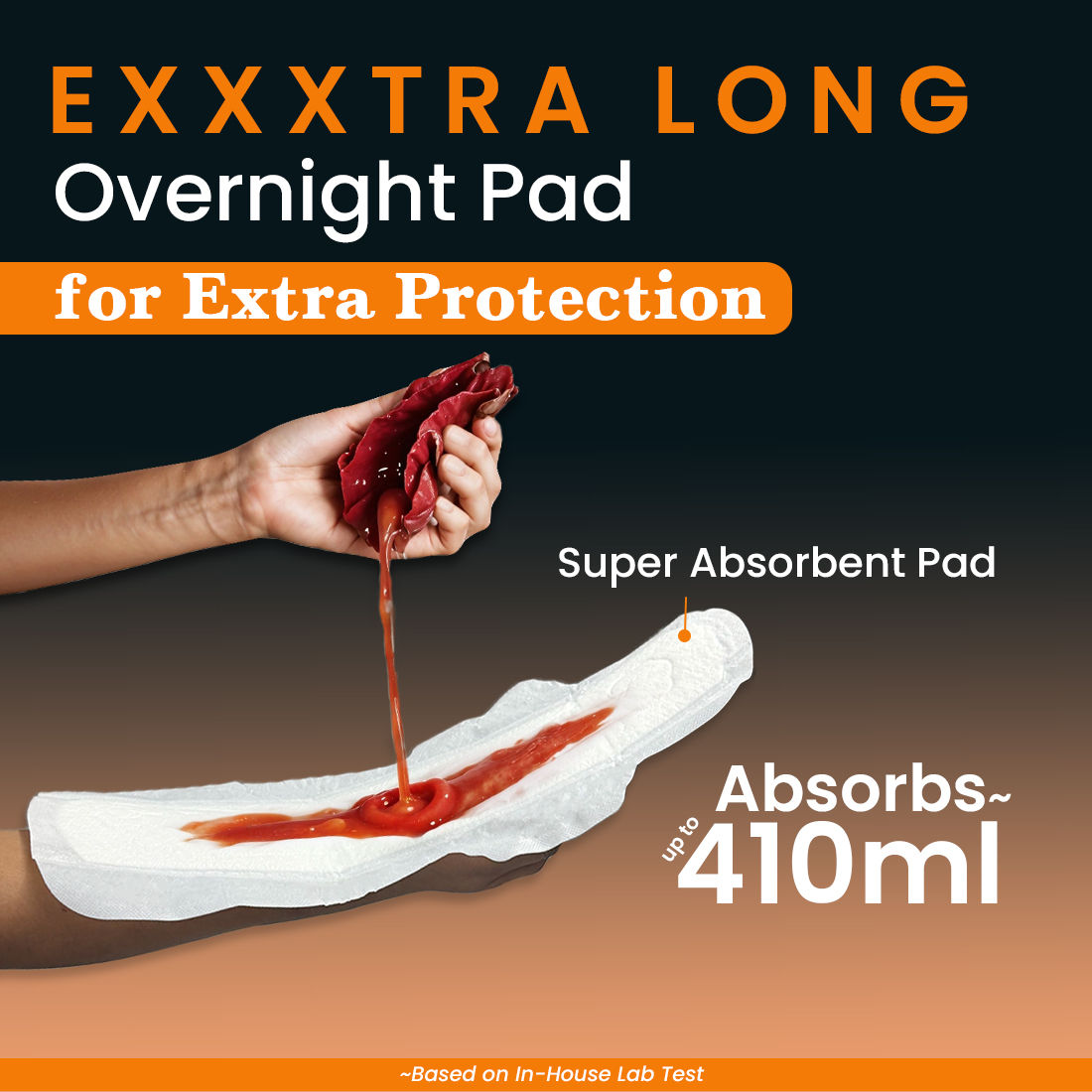 Everteen XXXL Relax Nights Ultra-Thin Overnight Sanitary Pads For Heavy Flow