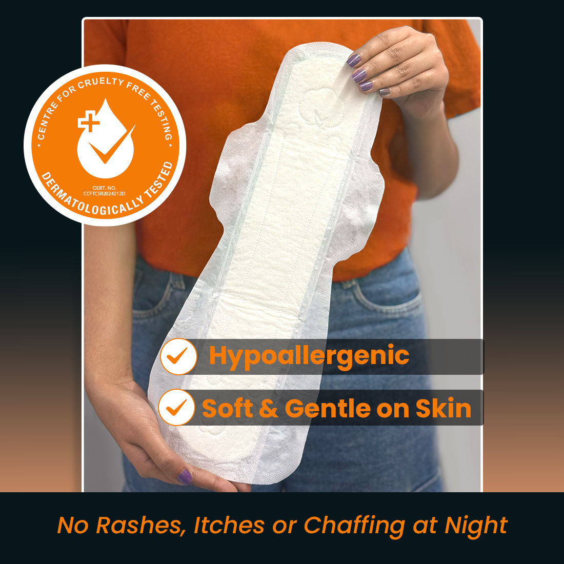 Everteen XXXL Relax Nights Ultra-Thin Overnight Sanitary Pads For Heavy Flow