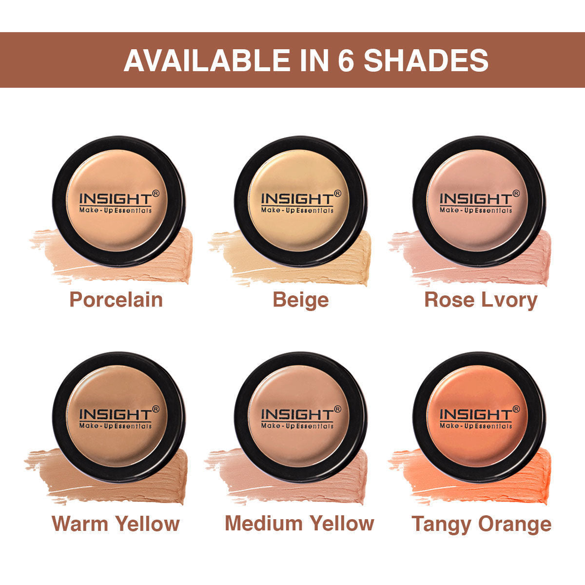 Insight Cosmetics Concealer, Buildabe Coverage With Long Lasting Formula